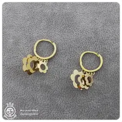 گوشواره حلقه ای طلا طرح 11 - 2,340,500&nbsp;تومان