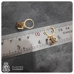 گوشواره حلقه ای طلا طرح 11 - 2,340,500&nbsp;تومان