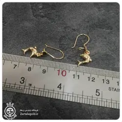 گوشواره طلا آویز طرح دلفین - 2,357,500&nbsp;تومان