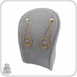 گوشواره طلا آویز طرح دایره - قیمت 3,058,000&nbsp;تومان