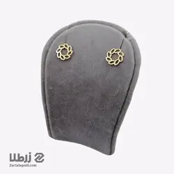 گوشواره چسبان طرح گل چندپر کد E1438