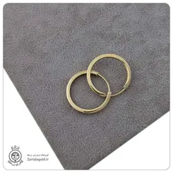 گوشواره حلقه ای طرح مکعبی سایز 2 - 2,471,500&nbsp;تومان