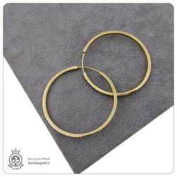 گوشواره حلقه ای طرح مکعبی سایز 4 - 5,314,000&nbsp;تومان