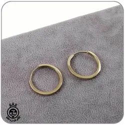 گوشواره حلقه ای طلا طرح 6 - 2,754,500&nbsp;تومان