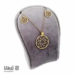 نیم ست طلا طرح دریم کچر 1