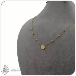 گردنبند طلا طرح پولک و گوی البرنادو - خرید آنلاین طلا 2,900,500&nbsp;تومان