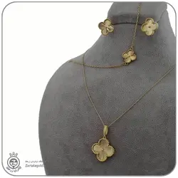 نیم ست طلا طرح گل ون کلیف - خرید آنلاین طلا 13,692,000&nbsp;تومان