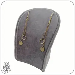 گوشواره طلا آویز طرح دایره 102 - 2,466,500&nbsp;تومان