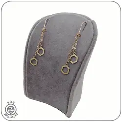 گوشواره طلا آویز طرح هندسی 2 - 2,048,000&nbsp;تومان