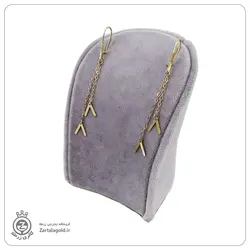 نیم ست طلا طرح هندسی 5