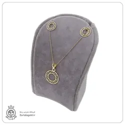 نیم ست طلا طرح ورساچه