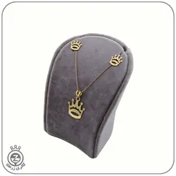 نیم ست طلا طرح تاج