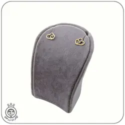 گوشواره چسبان طرح قلب تو هم کد E1642