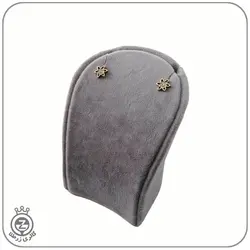 گوشواره چسبان طرح گل نگین دار 1 - خرید آنلاین طلا 1,351,500&nbsp;تومان