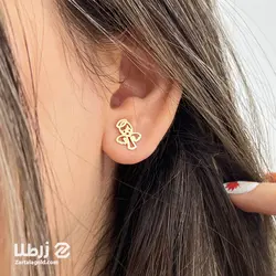 گوشواره میخی طرح فرشته کد E6521