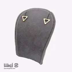 گوشواره میخی طرح مثلث تو خالی کد E6526