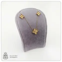 نیم ست طلا طرح گل چهار پر - خرید آنلاین طلا 6,289,000&nbsp;تومان