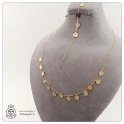 نیم ست طلا طرح پولک 1