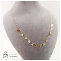 نیم ست طلا طرح پولک 1