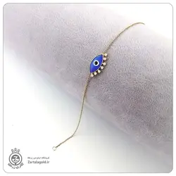 نیم ست طلا طرح چشم نظر آبی - خرید آنلاین طلا 6,881,000&nbsp;تومان