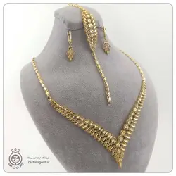 نیم ست طلا طرح تراش - خرید آنلاین طلا 35,242,000&nbsp;تومان