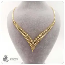 نیم ست طلا طرح تراش - خرید آنلاین طلا 35,242,000&nbsp;تومان