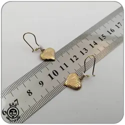 گوشواره طلا آویز طرح قلب 1 - 2,704,500&nbsp;تومان