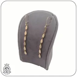 گوشواره طلا آویز طرح پولک اشکی - 2,790,000&nbsp;تومان