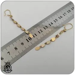 گوشواره طلا آویز طرح پولک اشکی - 2,790,000&nbsp;تومان