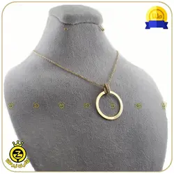 نیم ست طلا طرح دایره با نگین - خرید آنلاین طلا 10,130,000&nbsp;تومان 10,130,000&nbsp;تومان