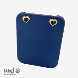 گوشواره چسبان طرح قلب خالی کد E1465