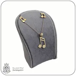 نیم ست طلا طرح نت موسیقی - خرید آنلاین طلا 2,244,000&nbsp;تومان