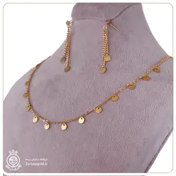 نیم ست طلا طرح پولک - خرید آنلاین طلا 9,562,000&nbsp;تومان