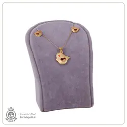 نیم ست طلا طرح گنجشک - خرید آنلاین طلا 2,404,500&nbsp;تومان