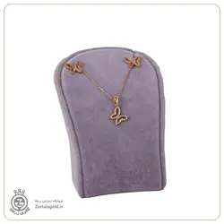 نیم ست طلا طرح پروانه 6 - خرید آنلاین طلا 5,166,500&nbsp;تومان