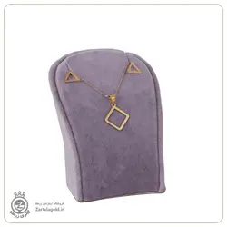 نیم ست طلا طرح هندسی 1