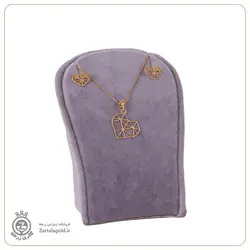 نیم ست طلا طرح قلب اوریگامی 1 - خرید آنلاین طلا 1,517,000&nbsp;تومان