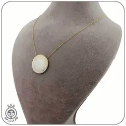 گردنبند طلا طرح صدف دایره - قیمت 2,509,000&nbsp;تومان