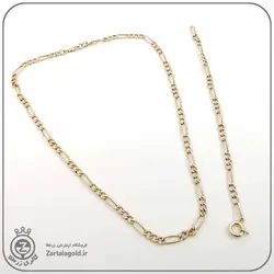 نیمست فیگارو طلا -خرید اینترنتی گردنی و دستبند طلای فیگارو