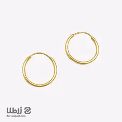 گوشواره طلا حلقه ای ریز کد E959