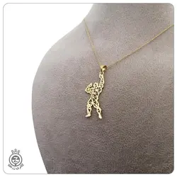 گردنبند طلا طرح بدنسازی فیوژن - خرید پلاک طلا -قیمت 1,110,000&nbsp;تومان