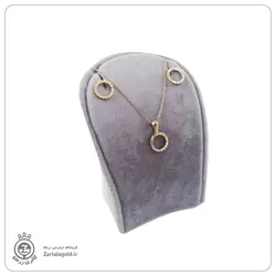 نیم ست طلا طرح دایره
