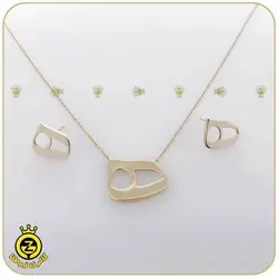 نیم ست طلا طرح ه نیمایی برجسته - خرید آنلاین طلا 9,009,500&nbsp;تومان