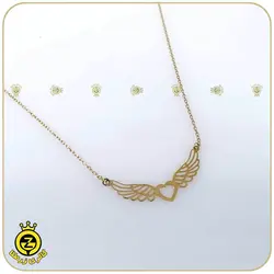 نیم ست طلا طرح قلب و بال فرشته - خرید آنلاین طلا 3,364,500&nbsp;تومان