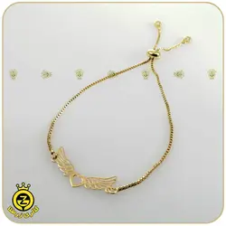 نیم ست طلا طرح قلب و بال فرشته - خرید آنلاین طلا 3,364,500&nbsp;تومان