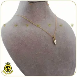 نیم ست طلا طرح قفل و کلید - خرید آنلاین طلا 8,225,500&nbsp;تومان