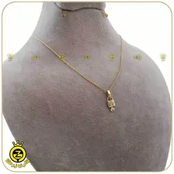 نیم ست طلا طرح قفل و کلید - خرید آنلاین طلا 8,225,500&nbsp;تومان