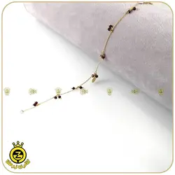 دستبند طلا با نگین قرمز و پولک - خرید آنلاین طلا 2,096,000&nbsp;تومان