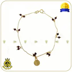 دستبند طلا با نگین قرمز و پولک - خرید آنلاین طلا 2,096,000&nbsp;تومان
