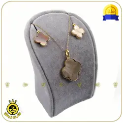 نیم ست طلا طرح ونکلیف با نگین - خرید آنلاین طلا 2,644,000&nbsp;تومان